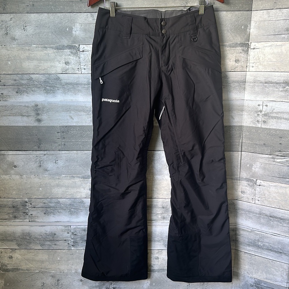 PATAGONIA BLACK INSULATED SNOW PANTS WOMENS SMALL